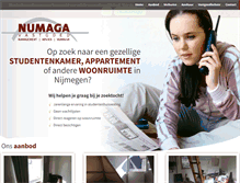 Tablet Screenshot of numagavastgoed.nl